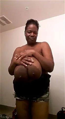 ebony, saggy big tits, babe, big tits