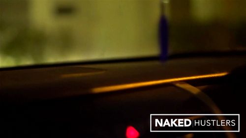 Eden Sin behind the scenes for Naked Hustlers