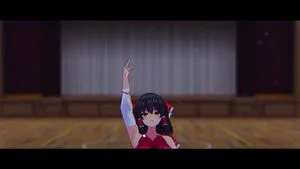 【MMD】大きな霊夢さんがブルマ姿でCH4NGE