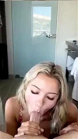Sexy babe gives perfect blowjob  *MORE IN DESCRIPTION;)