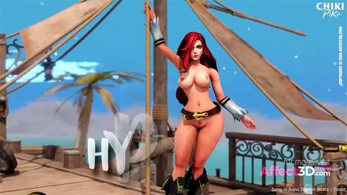 The Hottest Pole Dance Ever - 3D Animation by Chikipiko