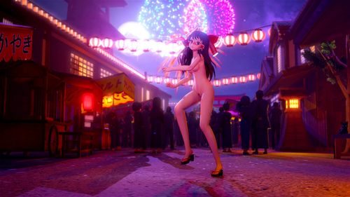 MMD Reimu Summer Festival Dare - Summertime