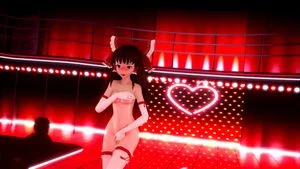 MMD Reimu's Strip Show - Mirrrrrors