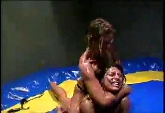 Nasty Babes Oil Wrestling 01 - Debbie vs. Caitlin