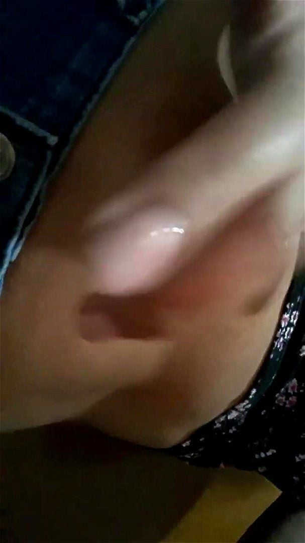 Navel play with oil Navel play with oil