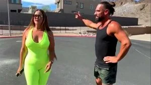 Latina Milf Goes For Walk