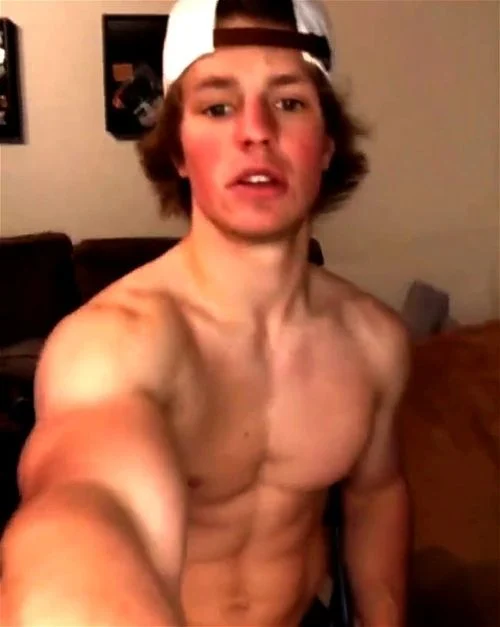alpha chad showing off and flexing