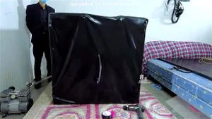 Cute Girl In Vacbed And Vaccube