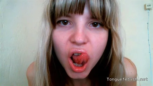 Young Gina Gerson Tongue Fetish