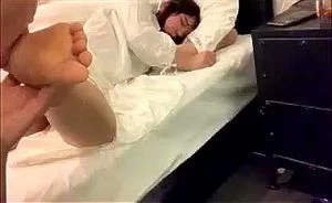 Sleepy foot worship thumbnail