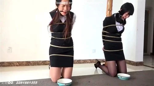 Asian Girls Tied And Drooling