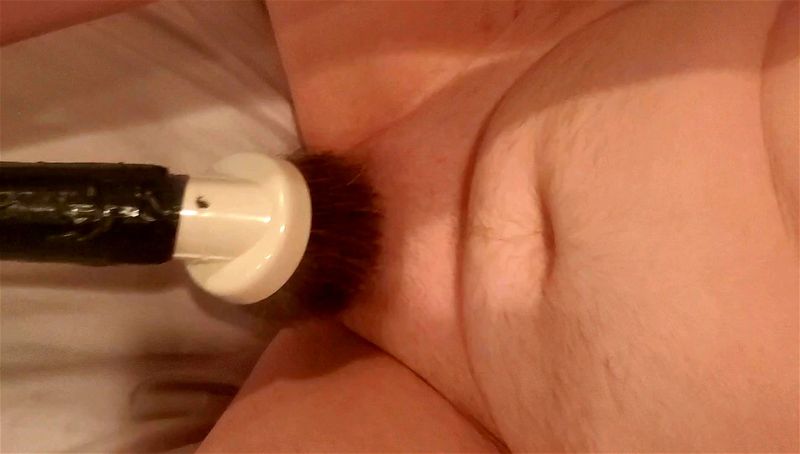 Vacuuming My Cock With The Brush Attachment