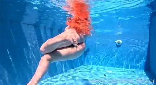 Alina becker swimming video