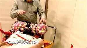 Extreme toy anal sex with rope BDSM teacher