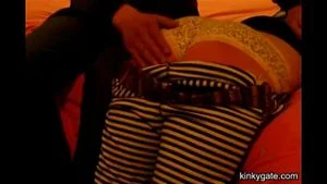 Over the knee spanking thumbnail