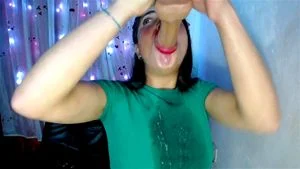 Webcam Dildo BJ/Deepthroat thumbnail