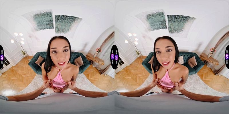 TmwVRnet - Black Angel A - Solo game ends with doggy sex TmwVRnet - Black Angel A - Solo game ends with doggy sex