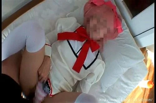 Madoka Kaname Cosplay Sex (School Uniform ver.)