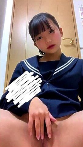 クラスで一番かわいいJCのオナニー