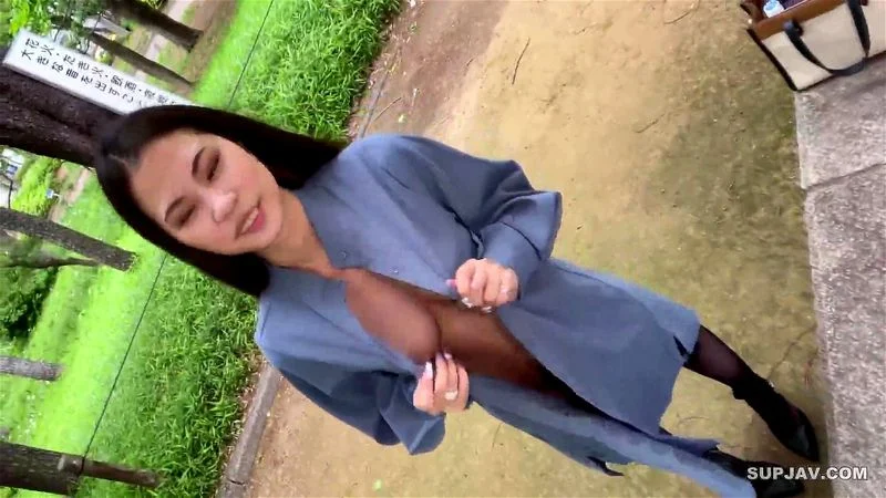 Slender Babe's Public Blowjob: Tits & Doggy Action!