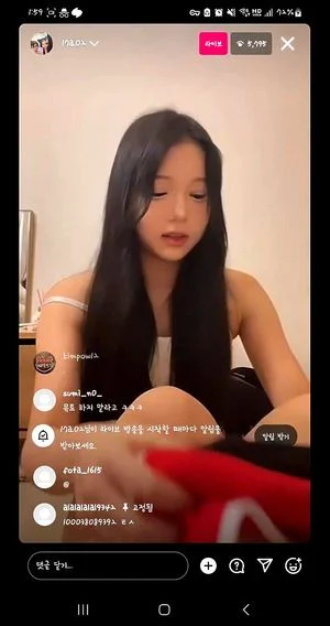 Korean Instagram Live thumbnail