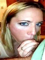 Blonde wife homemade blowjob Blonde wife homemade blowjob