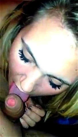 very sexy british teen girl gives great blowjob