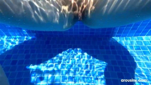 Footjob in the pool with Kate Quinn and Jason Love at Arousins