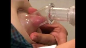 Sexy hot cute japonese girl pumping her boobs for much milk (lactation)
