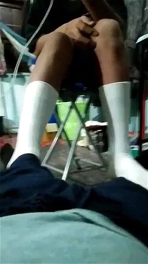 Socks job with White sock
