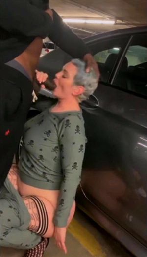 BBC Fucks BBW in The Parking Lot