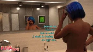 Blue hair thumbnail