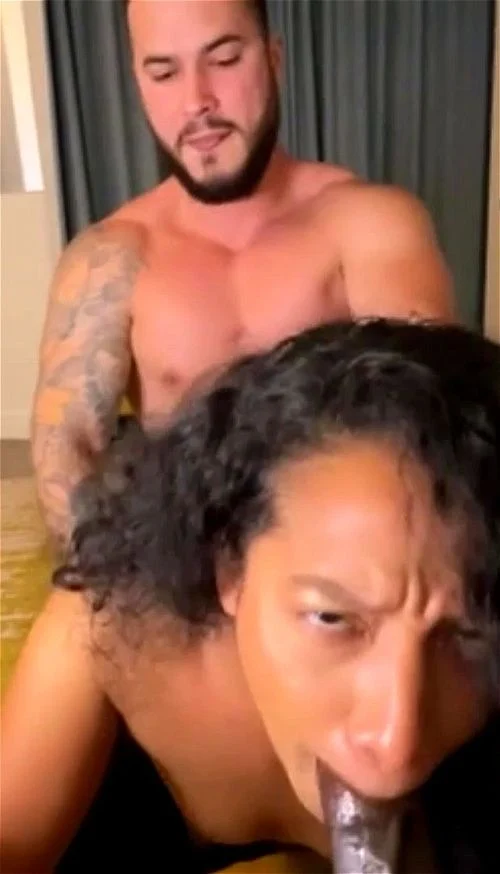 Ebony Slut Takes Two Cocks