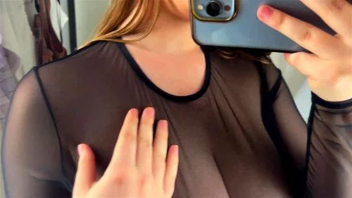 Transparents Lingerie try on haul - See Through, Try On Haul, Solo Porn
