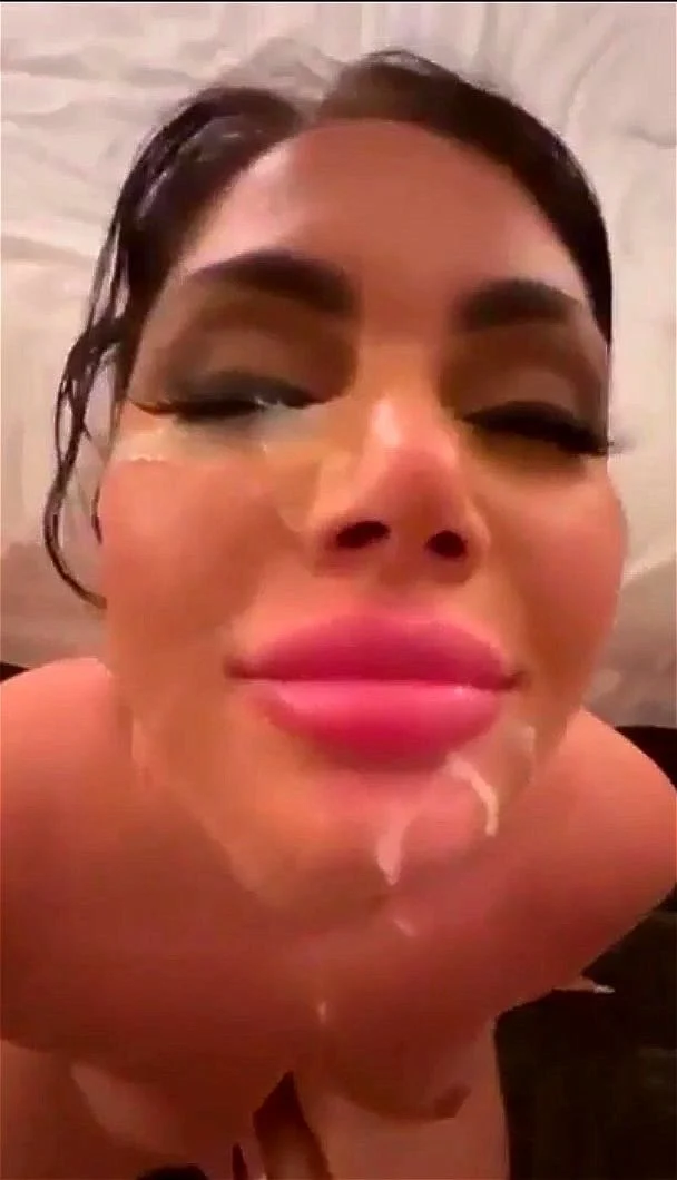 Curvy Brunette Gets BBC Facial after Doggy