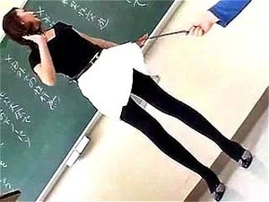 Japanese teacher's black tights
