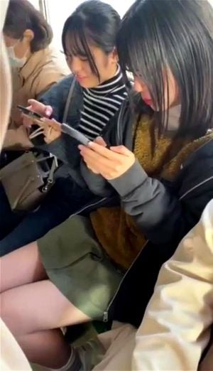 Japanese girl on train make me so horny