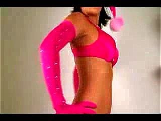 long pink glove long pink glove