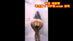 [미공개 영상] 욕실 샤워 망사 스타킹 엉덩이