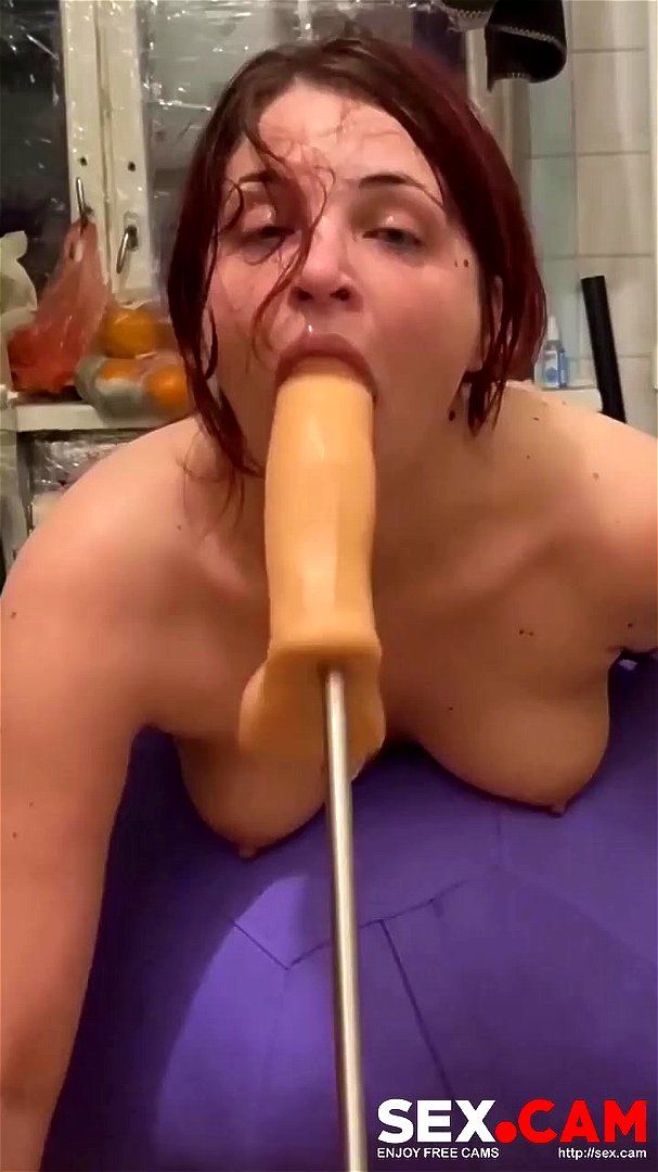 Freak get dicked downed by sex machine