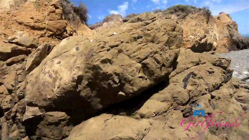 Exploring the beach on this date with Serena Hill, blowjob, and fucking her deep in public.