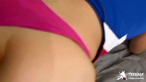 FullPornNetwork - teen cheerleader takes a load to the face after ballbusting and armpit worship