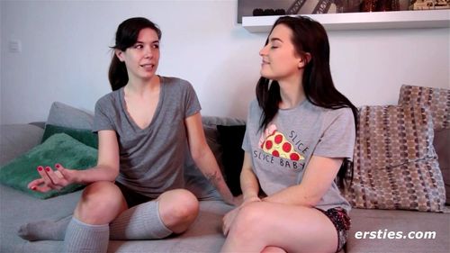 Ersties - Domino & Missy Enjoy Making Their First Lesbian Sex Video Together