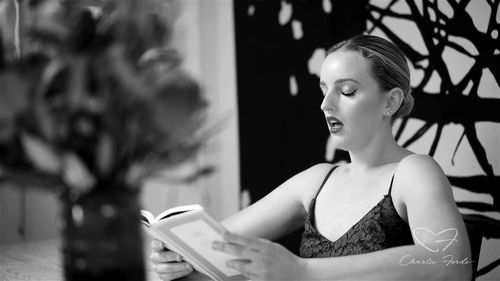 Amber Moore's Erotic Stories Make Charlie Forde Cum Hard!