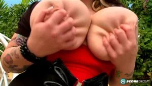 Huge tits, Lactating, nipple self suck thumbnail