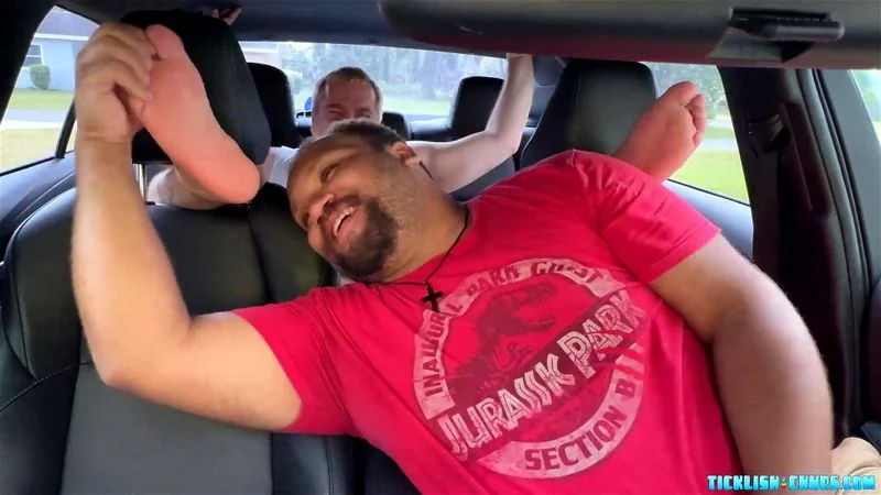 Chub Matt is so happy Devon sniffs his feet for a brief minute Chub Matt is so happy Devon sniffs his feet for a brief minute