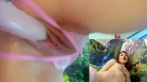 Nicolette69v porn video – playing with a vibrator pussy and tits in pink panties