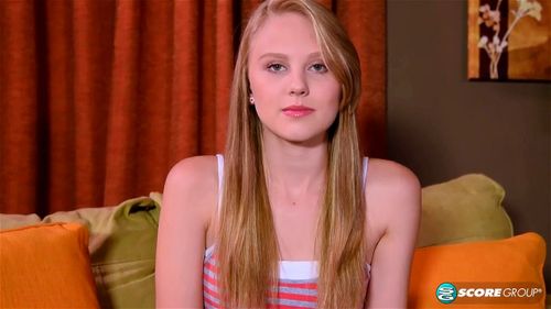 Blonde Lily Rader is the Girl-Next-Door and She's Getting Facialized