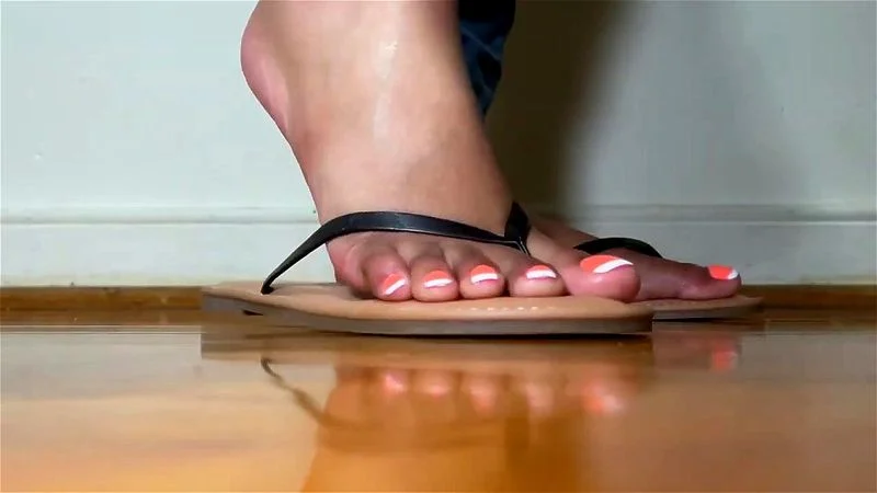 Ebony Feet in Flip Flops