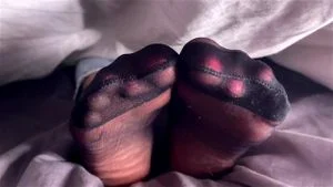 Ebony Nylon Feet thumbnail